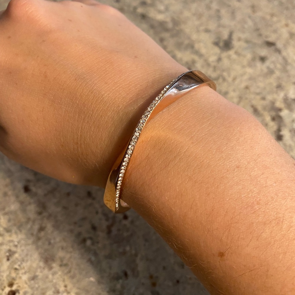 Kate Spade Do The Twist Pave Hinged Bracelet - Picture 9 of 10